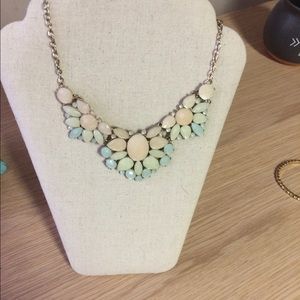 Multi color bin necklace