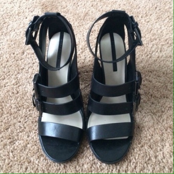 Zara Leather Strappy Sandals