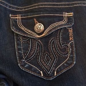 MEK Denim jeans • dark wash • size 26" W 34" L