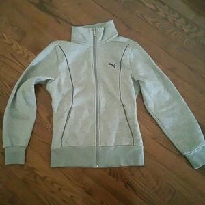 PUMA Track Jacket Sweatshirt Size XS Like New!