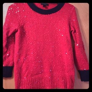 J Crew sequin holiday sweater