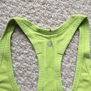 lululemon tank top in technical wicking fabric