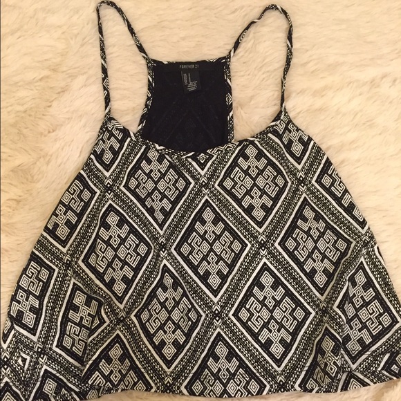 Tribal crop top