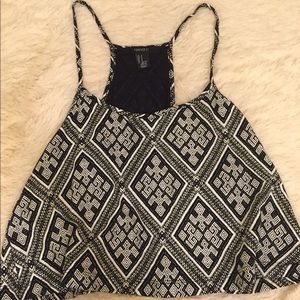 Tribal crop top