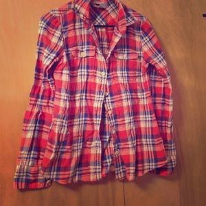 J Crew flannel shirt button down