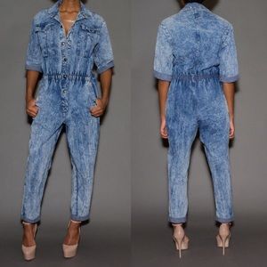 Vintage denim jumpsuit
