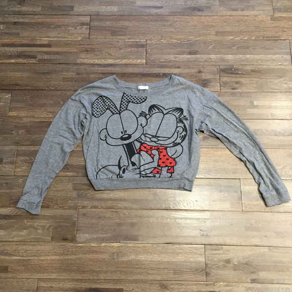 Forever 21 Tops - Forever 21 - Garfield Crop Top - Gray - Sz Medium