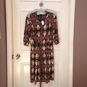 Sensation Snake Print Dress