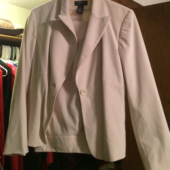 Cream dress suit