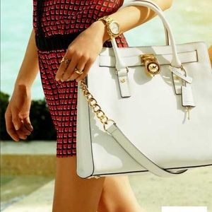 Michael Kors Hamilton Saffiano Large Leather Tote