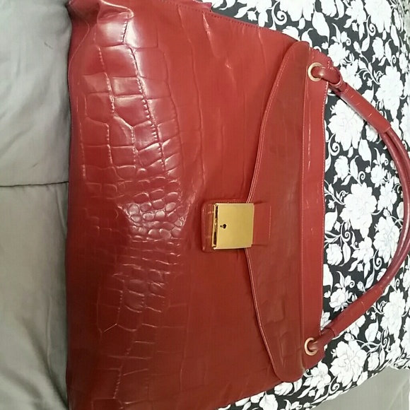 Red Leather Handbag
