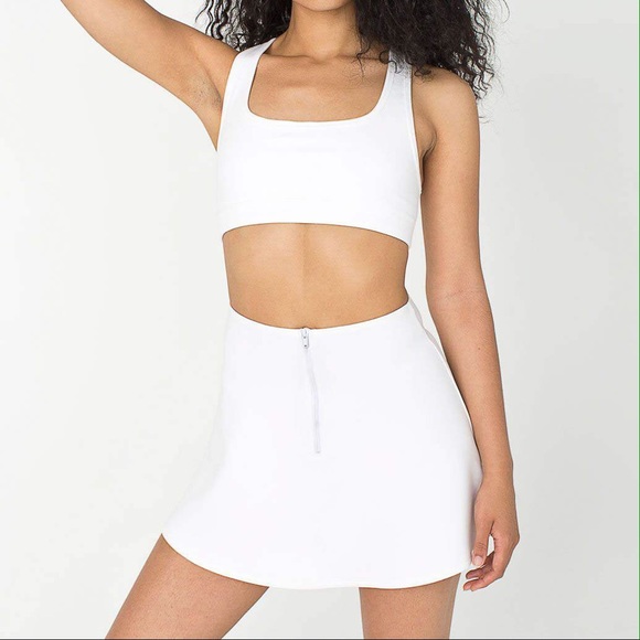 American Apparel white skirt