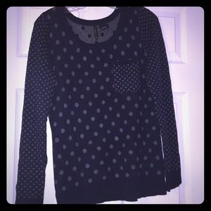 Navy gray sweater worn once