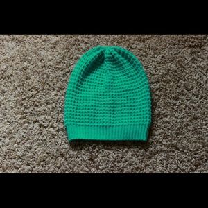 Mint slouchy beanie
