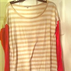 Long sleeve stripe shirt