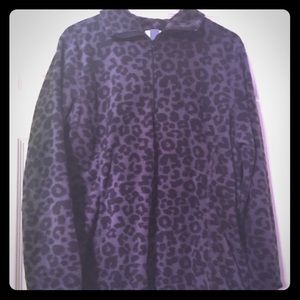 Fleece Leopard print