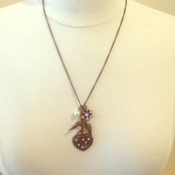 Long Gold Pendant Necklace