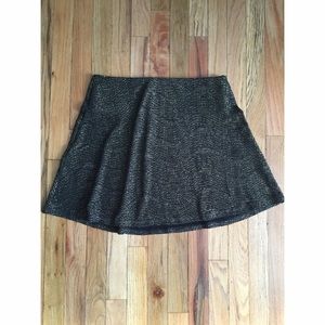 BCBGeneration Black and Gold Skirt