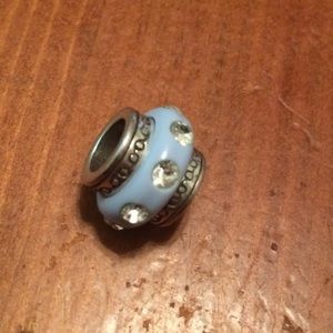 Teal Brighton charm spacer