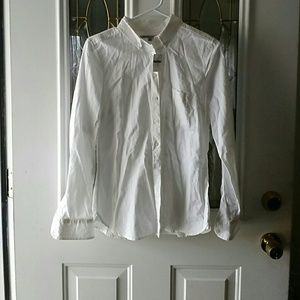 Gap white button down nwt