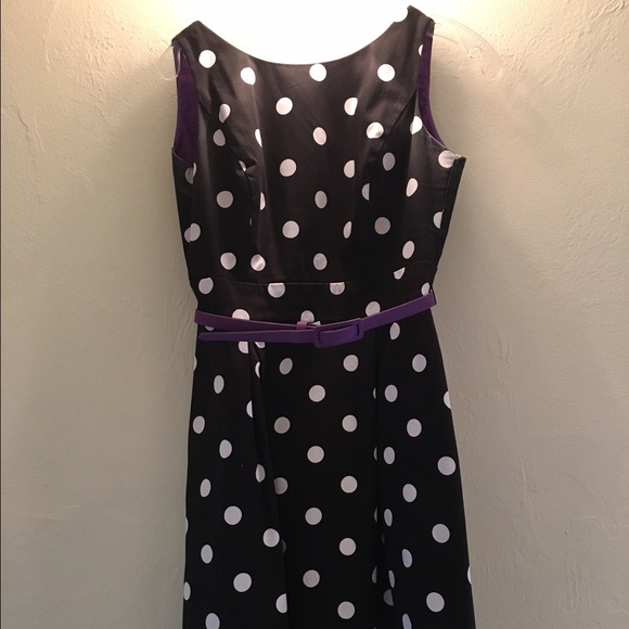 Polka dot dress.