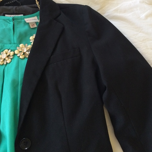 Merona Black blazer size four - Picture 2 of 3