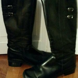 BLACK RIDING BOOTS 7M