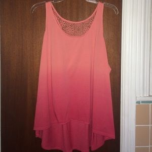 Cute Pink Flowy Tank