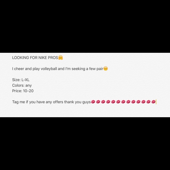 Looking for Nike Pros😊👀 - Picture 1 of 1