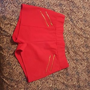 Red Hot shorts NWOT