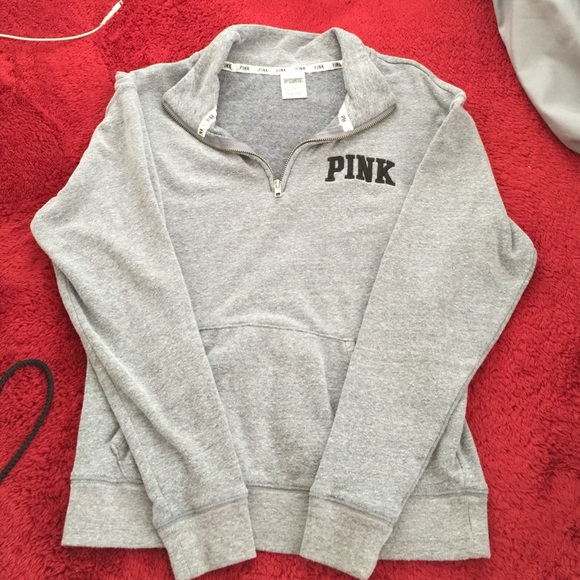 VS Pink grey sweater