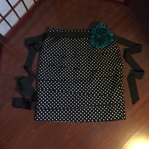 White House Black Market Polka Dot Layered Pencil