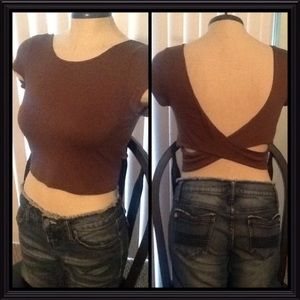 2/$8 Brown top