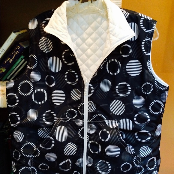 Reversible vest 100% polyester