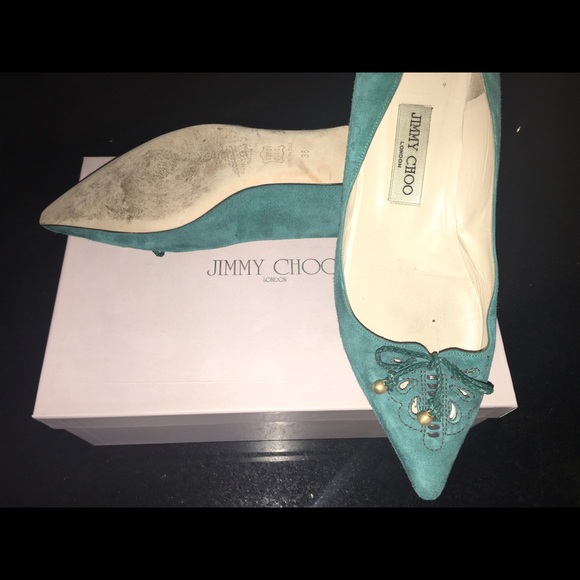 Jimmy Choo pointed suede flats