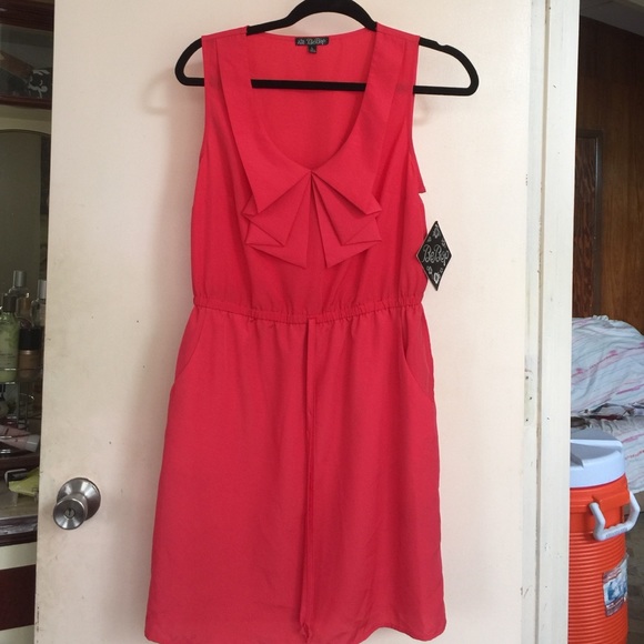 Coral dress