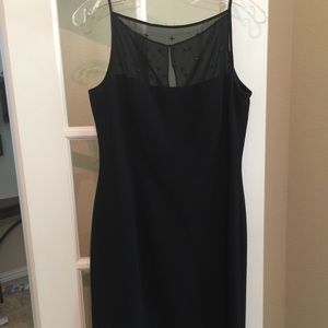 Black cocktail dress