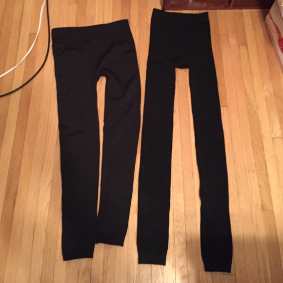 Black leggings, both new
