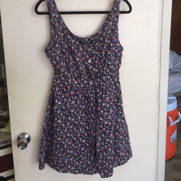 Floral cut out dress