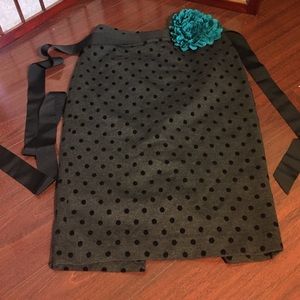 White House Black Market Polka Dot Pencil Skirt