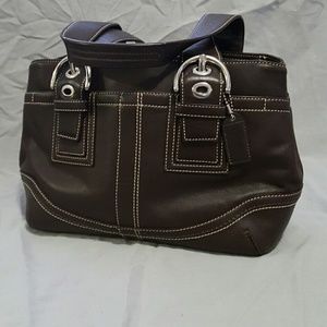 COACH leather satchel