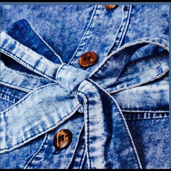 Long Sleeve Denim Dress👠 - Picture 2 of 2