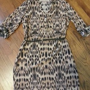 Leopard print dress