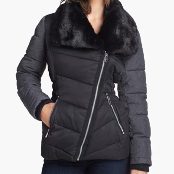 Buffalo by David Bitton Faux Fur Collar Jacket
