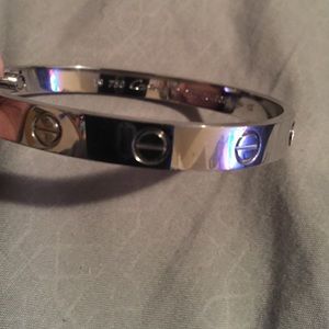 Screw bracelet silver brand new
