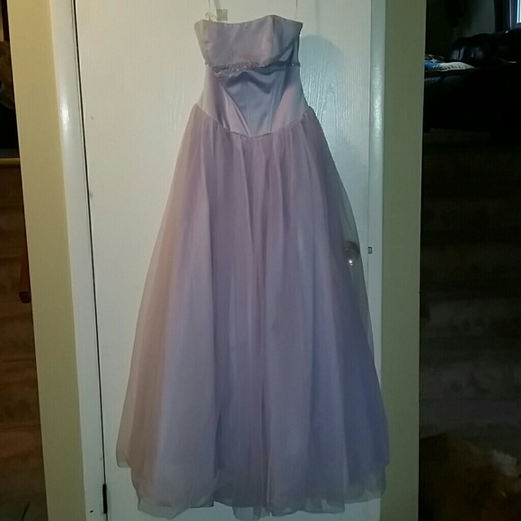 Purple prom dress