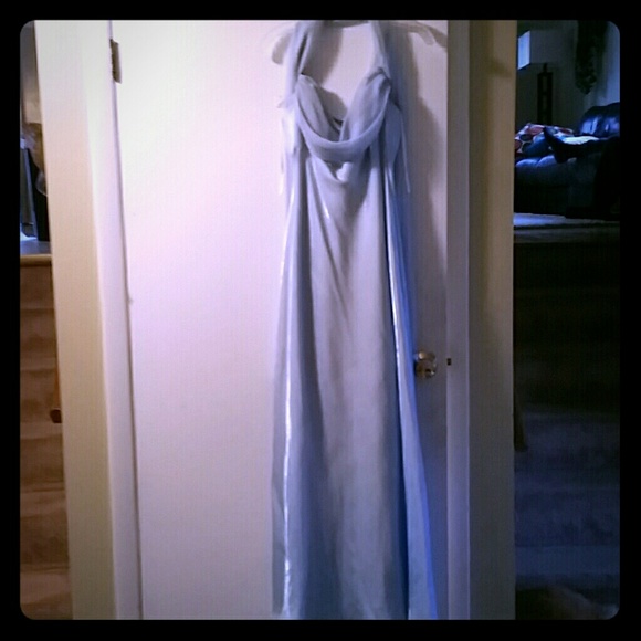 Blue prom dress