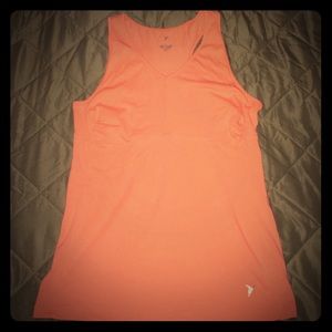 Orange pastel racer back athletic shirt