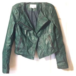 Bar III leather jacket