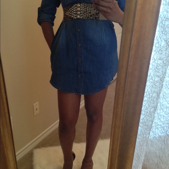 Judy Blue denim shirt or dress. - Picture 3 of 3